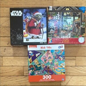 Star Wars,  Nick '90s and Barn Three Puzzle Set